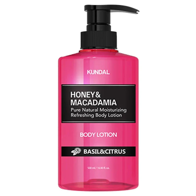 KUNDAL – Honey & Macadamia Pure Body Lotion, Citrus & Basil, 500ml  KUNDAL - Nutra Best Bulgaria