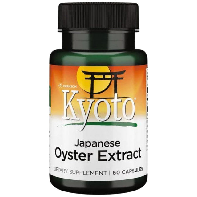 KYOTO Japanese Oyster Extract 500 mg - 60 капсули  Swanson - Nutra Best Bulgaria