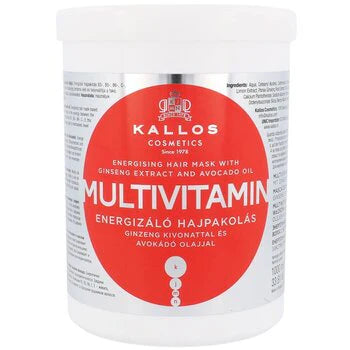 Kallos - Multivitamin with Ginseng Extract and Avocado Hair Mask - 500ml  Kallos - Nutra Best Bulgaria
