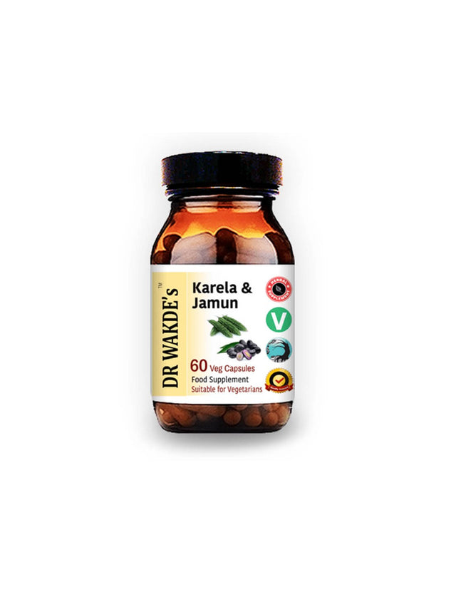 Карела & Ямун (Karela & Jamun) - за контрол на диабета и намаляване на кръвната захар, 60 капсули  DR WAKDE’s - Nutra Best Bulgaria