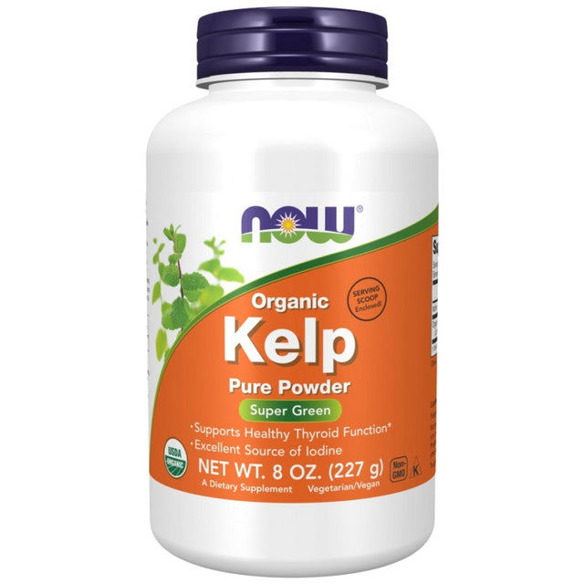 Kelp 100% Pure Powder - 227 грама  NOW Foods - Nutra Best Bulgaria