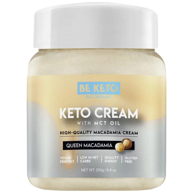 Keto Cream | Macadamia + MCT - 250 грама  BeKeto™ - Nutra Best Bulgaria