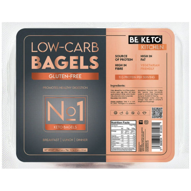 Keto Gluten Free Bagels - 150 грама  BeKeto™ - Nutra Best Bulgaria
