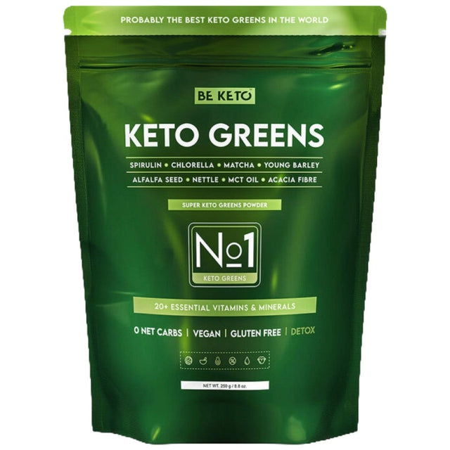 Keto Greens Smoothie - 250 грама  BeKeto™ - Nutra Best Bulgaria