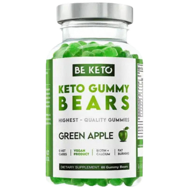Keto Gummy Bears | with Garcinia & Green Coffee - 60 желирани бонбони  BeKeto™ - Nutra Best Bulgaria
