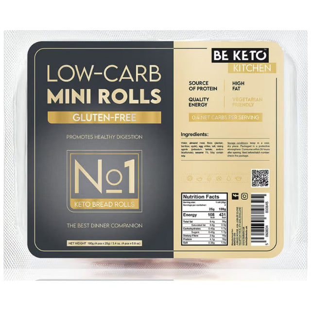 Keto Mini Rolls | Gluten-Free - 100 грама  BeKeto™ - Nutra Best Bulgaria