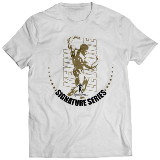 Kevin Levrone T-Shirt | White-Gold  Kevin Levrone - Nutra Best Bulgaria