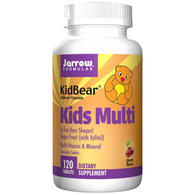 Kid Bear® Kids Multi 120 Дъвчащи таблетки  Jarrow Formulas - Nutra Best Bulgaria