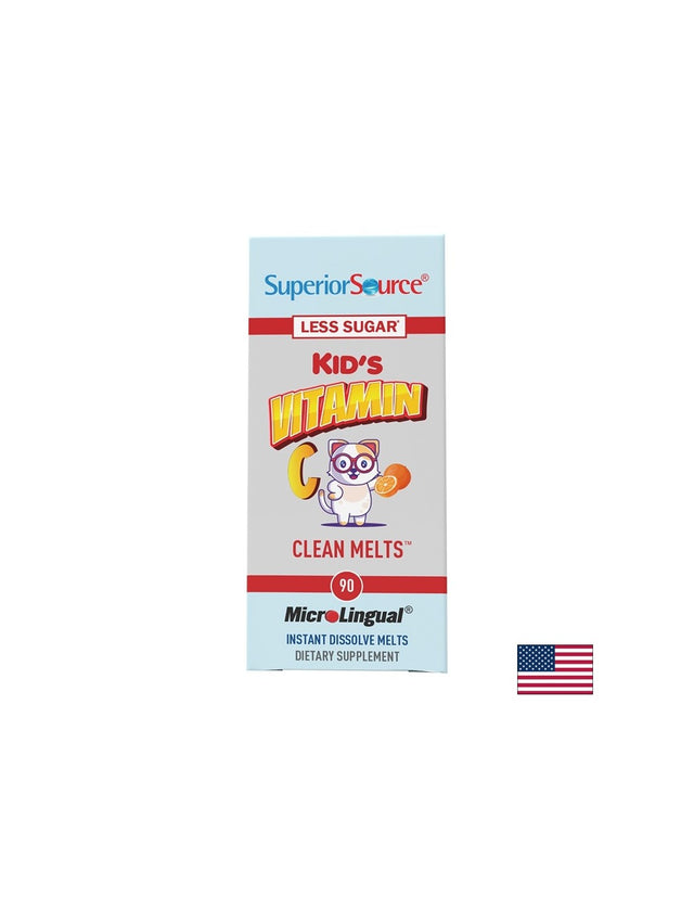 Витамин С - подходящ за деца Kid’s Vitamin C, 90 сублингвални таблетки  Superior Source - Nutra Best Bulgaria