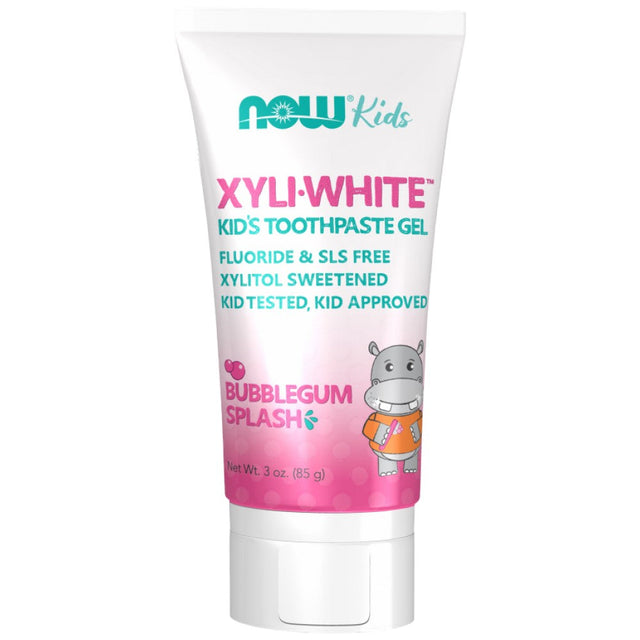 Kid’s Xyliwhite - Bubblegum Toothpaste - 85 грама  NOW Foods - Nutra Best Bulgaria