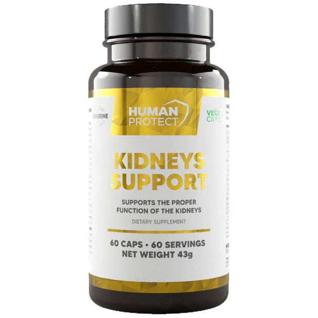 Kidneys Support | Proper Kidney Function Support - 60 капсули  Human Protect - Nutra Best Bulgaria
