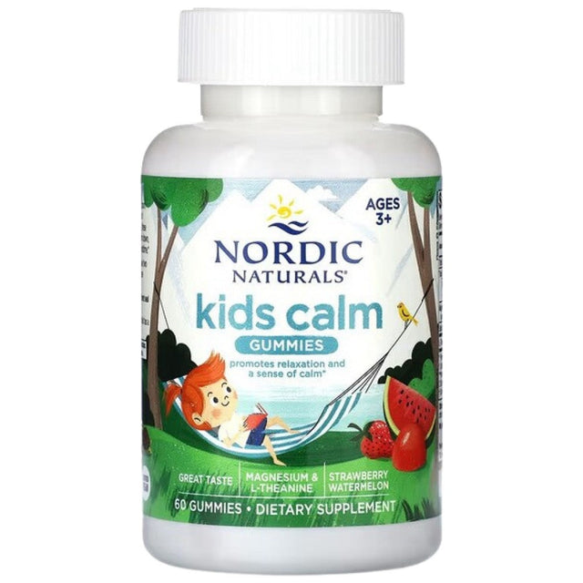 Kids Calm Gummies - 60 желирани бонбони  Nordic Naturals - Nutra Best Bulgaria