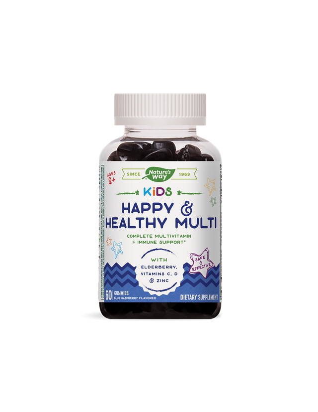 Kids Happy & Healthy Multi / Мултивитамини за деца/, 60 желирани таблетки Nature’s Way  Nature’s Way - Nutra Best Bulgaria