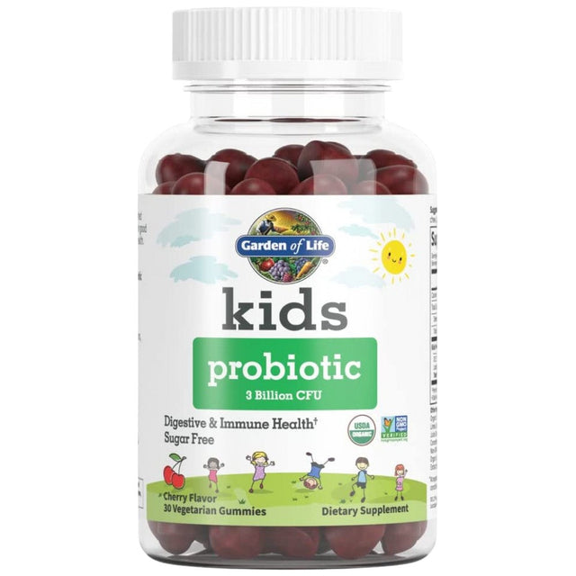 Kids Probiotic 3 Billion CFU | Digestive & Immune Health - 30 желирани бонбони  Garden Of Life - Nutra Best Bulgaria