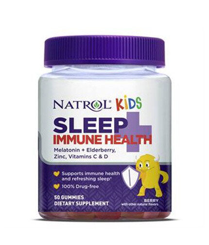 Kids Sleep+ Immune Health  50 Gummies  Natrol - Nutra Best Bulgaria