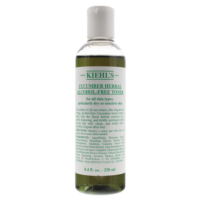 Kiehls - Cucumber Herbal Alcohol-Free Toner - Alcohol-free skin tonic - 250ml  Kiehl`s - Nutra Best Bulgaria