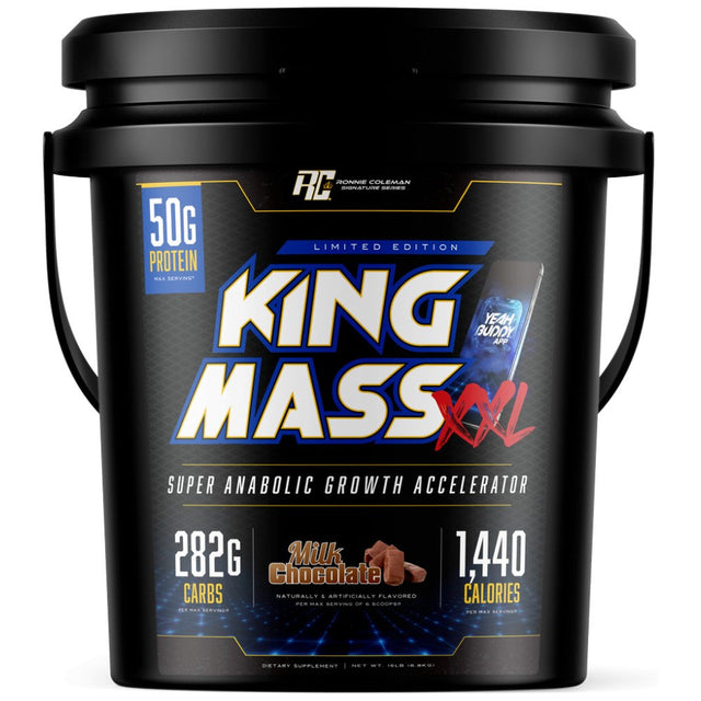 King Mass XXL Gainer | Super Anabolic Growth Accelerator - 6800 грама  Ronnie Coleman - Nutra Best Bulgaria