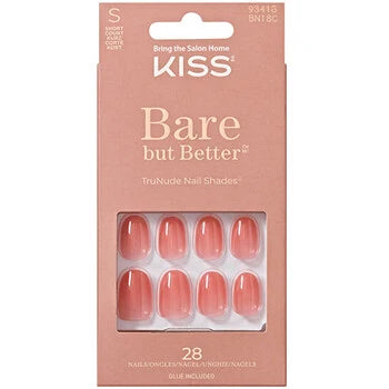 Kiss My Face - Bare-But-Better Nails No More Naps - Umělé nehty 28 ks  Kiss My Face - Nutra Best Bulgaria