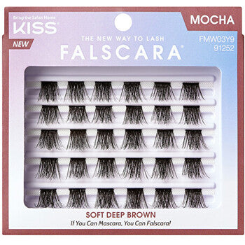 Kiss My Face - Falscara Multi Wisps Mocha Lashes - false lashes ( 24 pcs )  Kiss My Face - Nutra Best Bulgaria