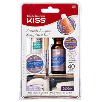 Kiss My Face - French Sculpture Acrylic Kit - Acrylic set of french manicure  Kiss My Face - Nutra Best Bulgaria
