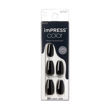 Kiss My Face - ImPRESS Color MC All Black Nails 30 pcs  Kiss My Face - Nutra Best Bulgaria