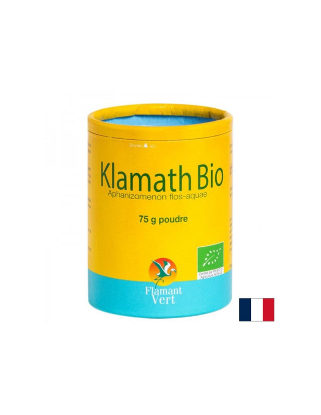 Нервна и имунна системи - Водорасли АФА от езерото Кламат (Klamath), 75 g прах  Flamant Vert - Nutra Best Bulgaria