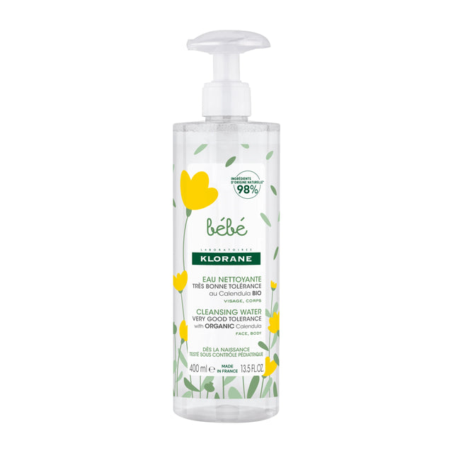 Klorane - Cleansing Water - organic calendula - 400ml  Klorane - Nutra Best Bulgaria