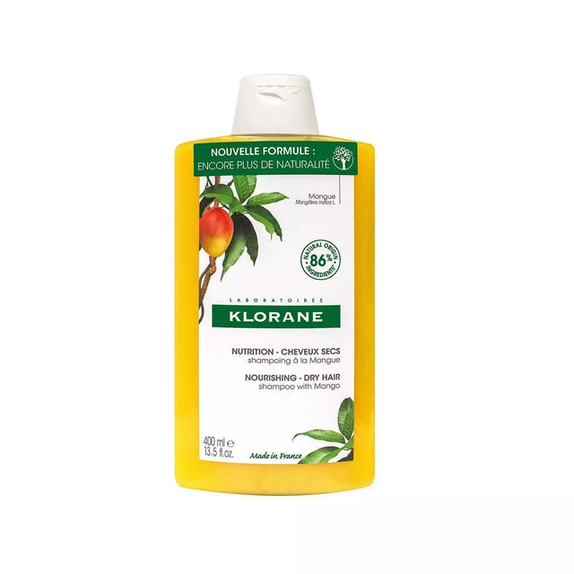 Klorane, Mango Butter Nutrition, Mango, Hair Shampoo, For Nourishing, 400 ml  Klorane - Nutra Best Bulgaria