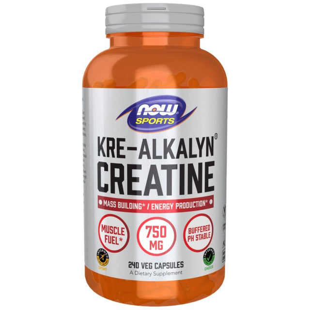Kre-Alkalyn - 240 капсули  NOW Foods - Nutra Best Bulgaria