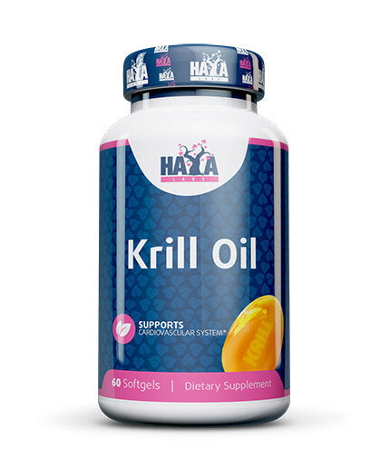 Krill Oil 500mg / 60 Soft.  Haya Labs - Nutra Best Bulgaria