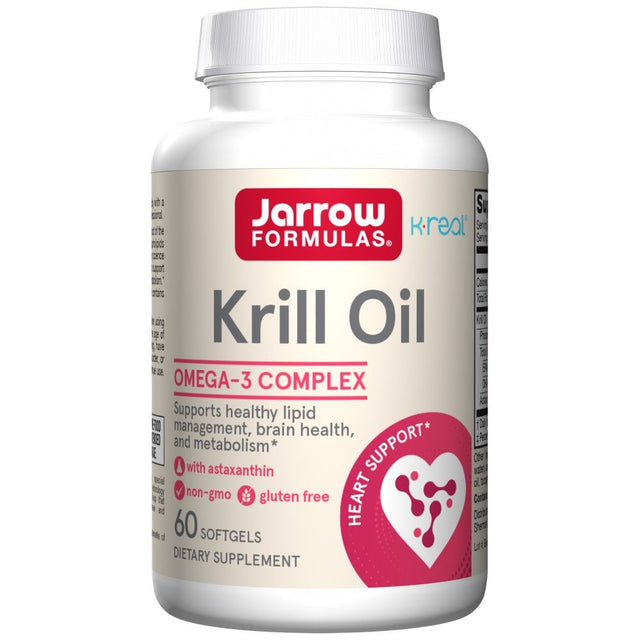 Krill Oil - 60 Гел капсули  Jarrow Formulas - Nutra Best Bulgaria