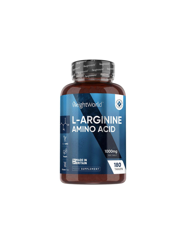 Мускулна функция - L-Аргинин, 1000 mg х 360 таблетки  WeightWorld - Nutra Best Bulgaria