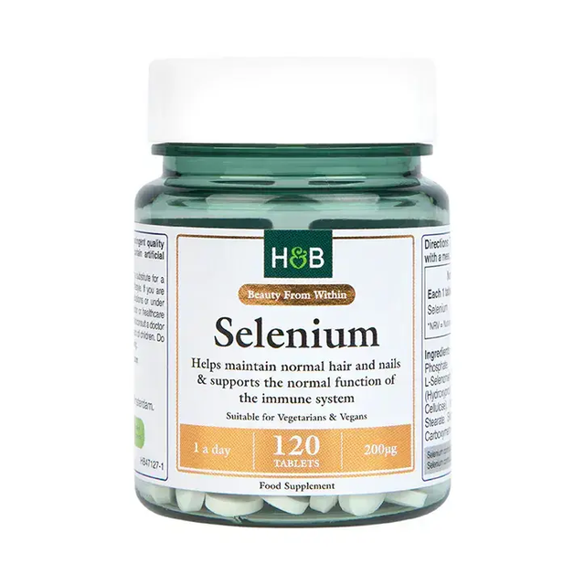 Селен (L-Селенометионин) 200мкг 120 таблетки, H&B  Holland & Barrett - Nutra Best Bulgaria