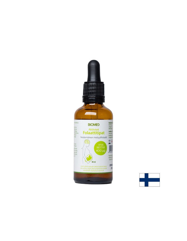 Фолиева киселина (L-метилфолат) – високоусвоима, 40 ml, 180 дози  Biomed - Nutra Best Bulgaria