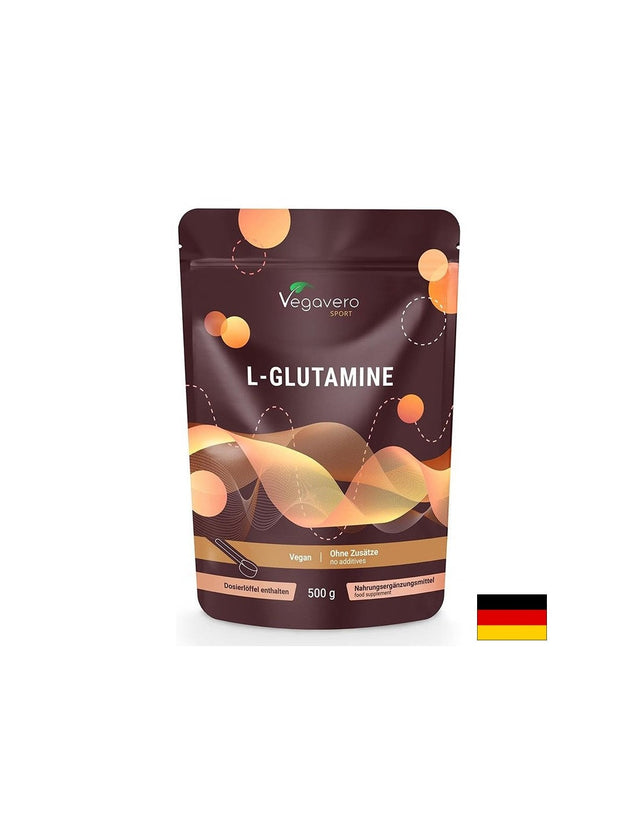 L-Глутамин - Мускулно възстановяване и чревно здраве, 500 g прах  Vegavero - Nutra Best Bulgaria