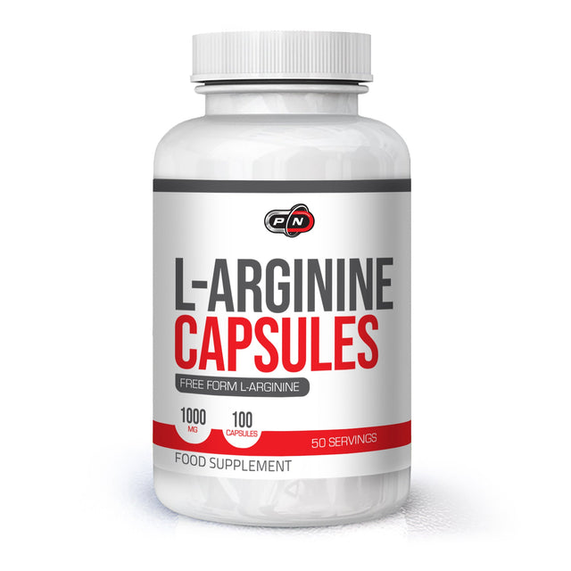 L-ARGININE 1000 mg - 100 капсули  Pure Nutrition - Nutra Best Bulgaria