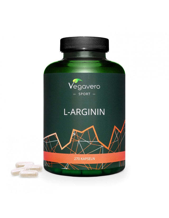 L-Arginin/ Л-Аргинин, 270 капсули, 100% Vegan Vegavero  Vegavero - Nutra Best Bulgaria