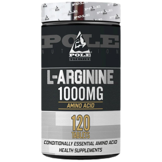 L-Arginine 1000 mg - 120 Таблетки  Pole Nutrition - Nutra Best Bulgaria