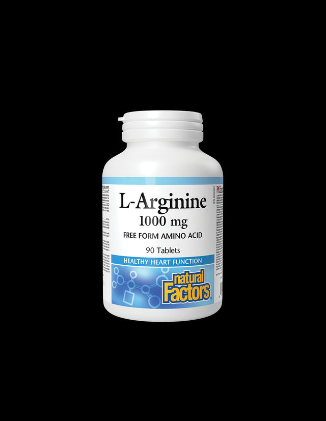 L-Arginine 1000 mg - 90 Таблетки  Natural Factors - Nutra Best Bulgaria
