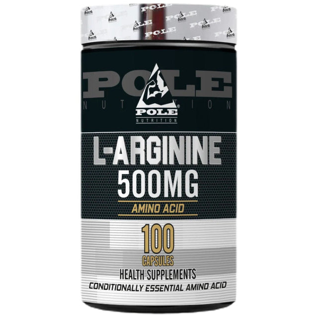 L-Arginine 500 mg - 100 капсули  Pole Nutrition - Nutra Best Bulgaria