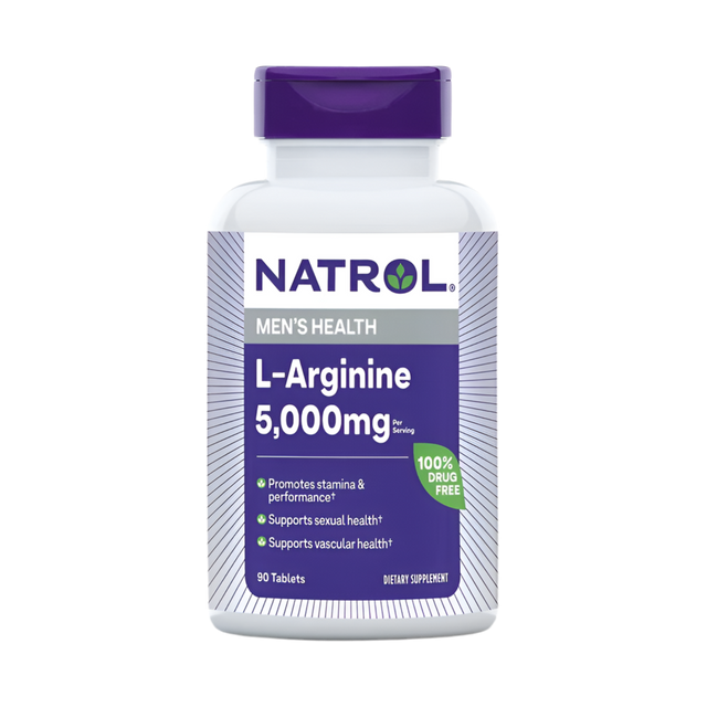 L-Arginine 5000 mg. / 90 Tabs.  Natrol - Nutra Best Bulgaria