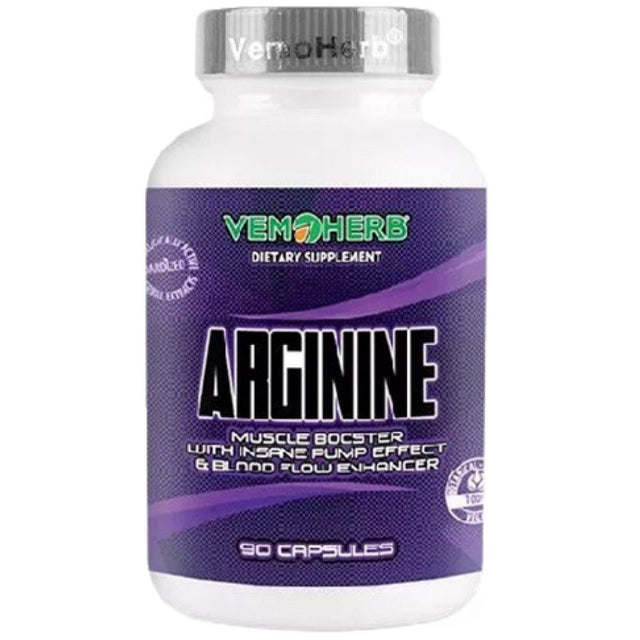 L-Arginine 660 mg - 90 капсули  VemoHerb - Nutra Best Bulgaria