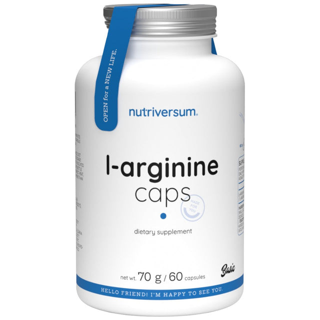 L-Arginine 800 mg - 60 капсули - Nutra Best