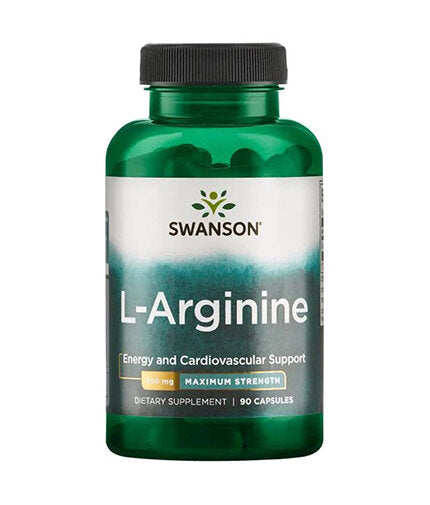 L-Arginine 850 mg / Maximum Strength - 90 капсули  Swanson - Nutra Best Bulgaria