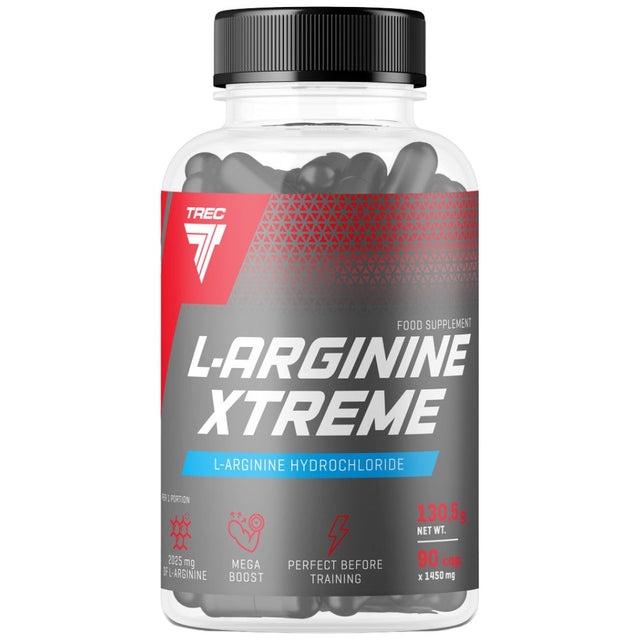 L-Arginine Xtreme 1220 mg - 90 капсули  Trec Nutrition - Nutra Best Bulgaria
