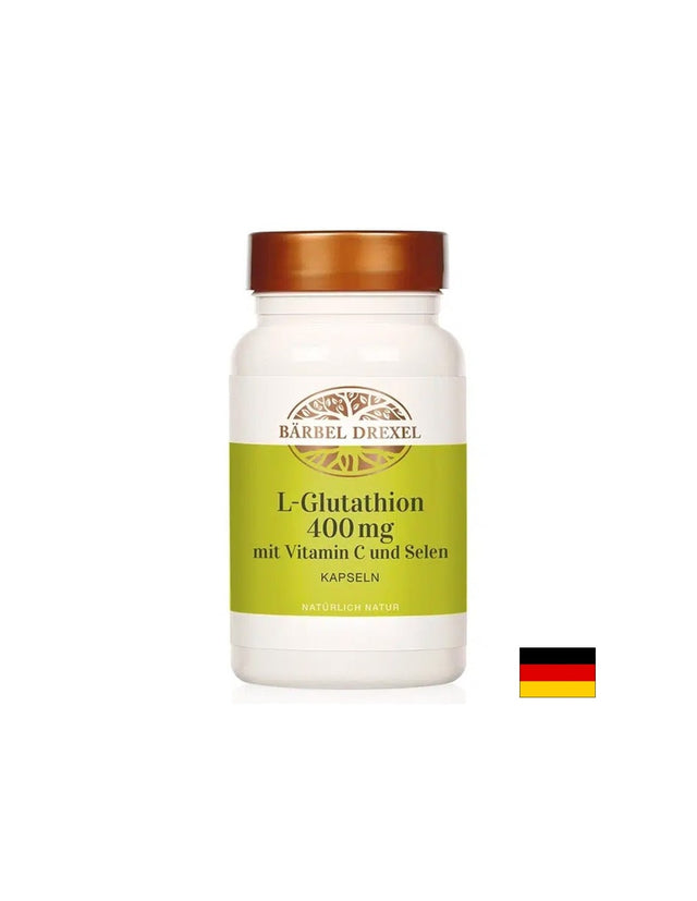 L-глутатион с витамин C и селен - За детокс и антиоксидантна защита, 60 капсули  Bärbel Drexel - Nutra Best Bulgaria