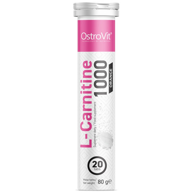 L-Carnitine 1000 / Effervescent 20 разтворими таблетки  OstroVit - Nutra Best Bulgaria