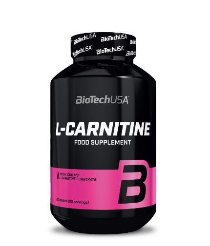 L-Carnitine 1000 mg / 60 Tabs  BioTech USA - Nutra Best Bulgaria