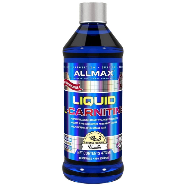 L-Carnitine 1500 Liquid - 480 мл  AllMax Nutrition - Nutra Best Bulgaria