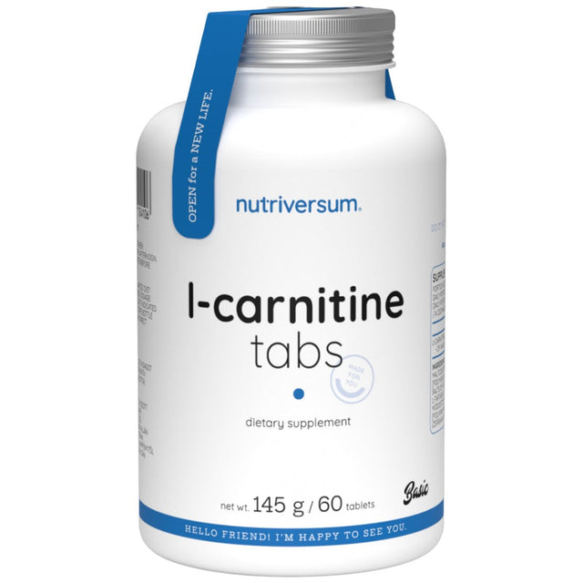 L-Carnitine 1500 mg - 60 Таблетки  Nutriversum - Nutra Best Bulgaria